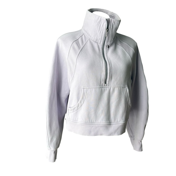 Lululemon Scuba Oversized Half-Zip Hoodie Lilac, Sz M/L - Picture 8 of 16